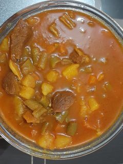 عکسی از دستور خورشت لوبیا سبز آیناز پز😍😋