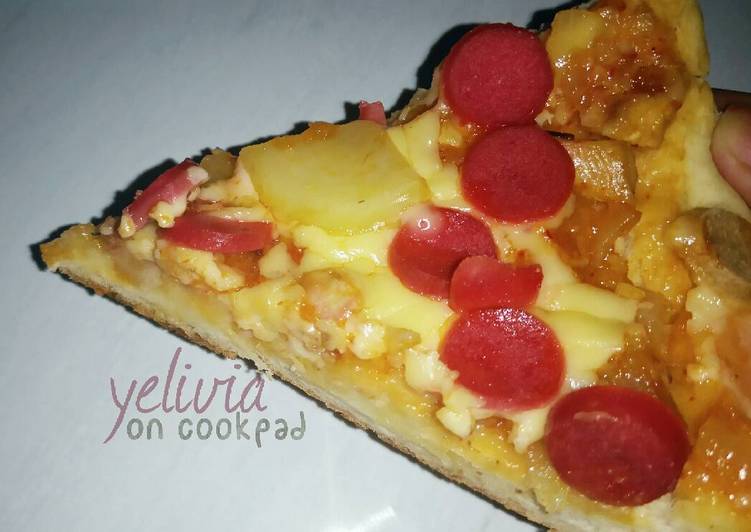 Pizza Teflon Homemade (Ala Kadarnya)