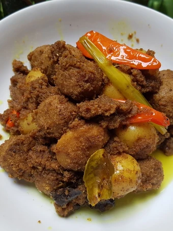 Langkah Gampang Menyiapkan Resep 311. Rendang Daging Giling &amp; Kentang yang Bisa Manjain Lidah Anti Ribet, Mantap Sekali