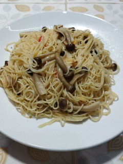 Foto resep #116. Spaghetti Aglio Olio Jamur Shimeji