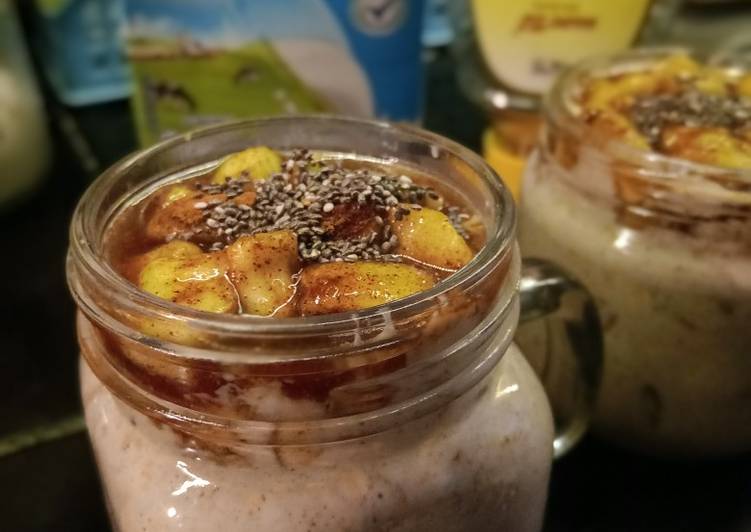 Overnight Apple Pie Oats