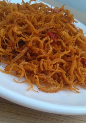 Hình của món Khô gà (dùng chảo chống dính).
