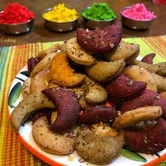 Masala Kaju Namakpare – Holi Special A picture of Masala Kaju Namakpare – Holi Special.