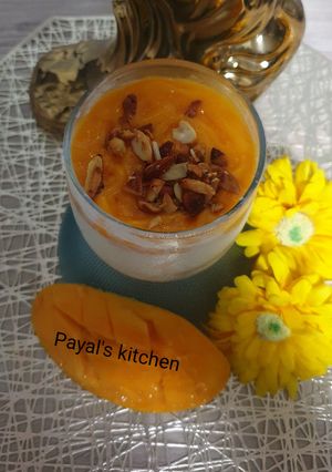મેંગો પુડિંગ રેસીપી મુખ્ય ફોટો