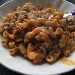 Una foto de Guiso de fideos 🥘 súper fácil