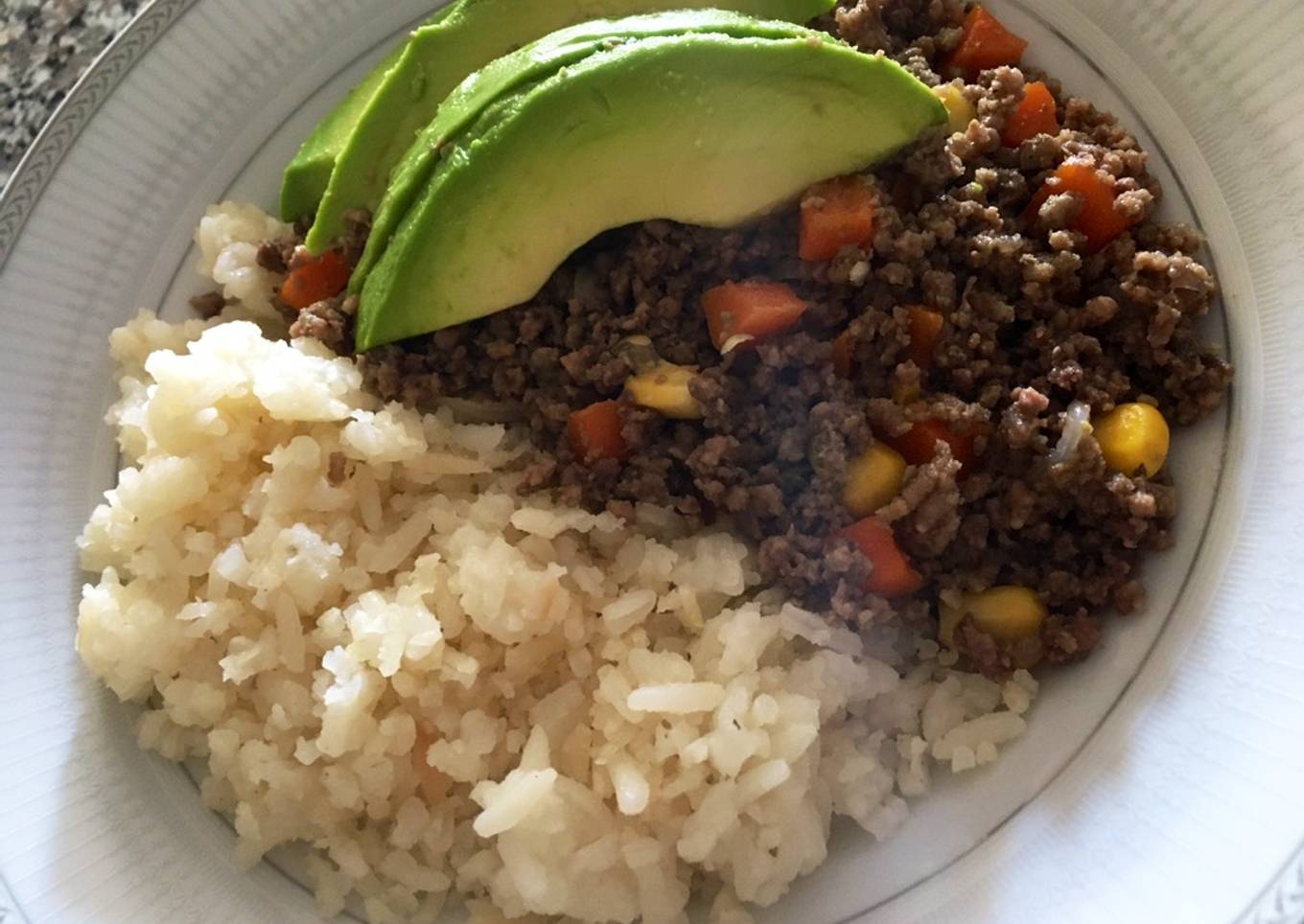 Guisado de carne molida