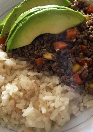 Una foto de Guisado de carne molida