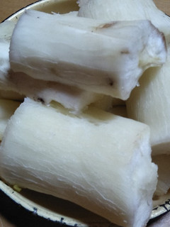 A picture of Boiled cassava.