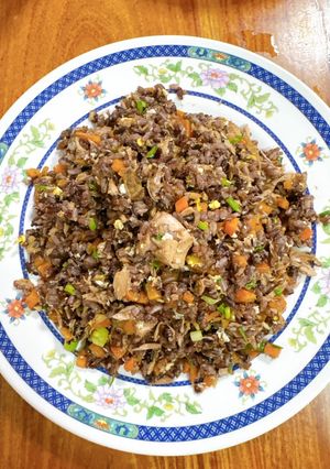 A picture of Tuna Fried Rice.
