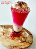 Air Sirap Bandung Float 3 Layer (Maraton Raya - #Minuman)