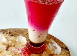 Gambar Air Sirap Bandung Float 3 Layer (Maraton Raya - #Minuman)