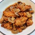 Ayam crispy jamur saus tiram
