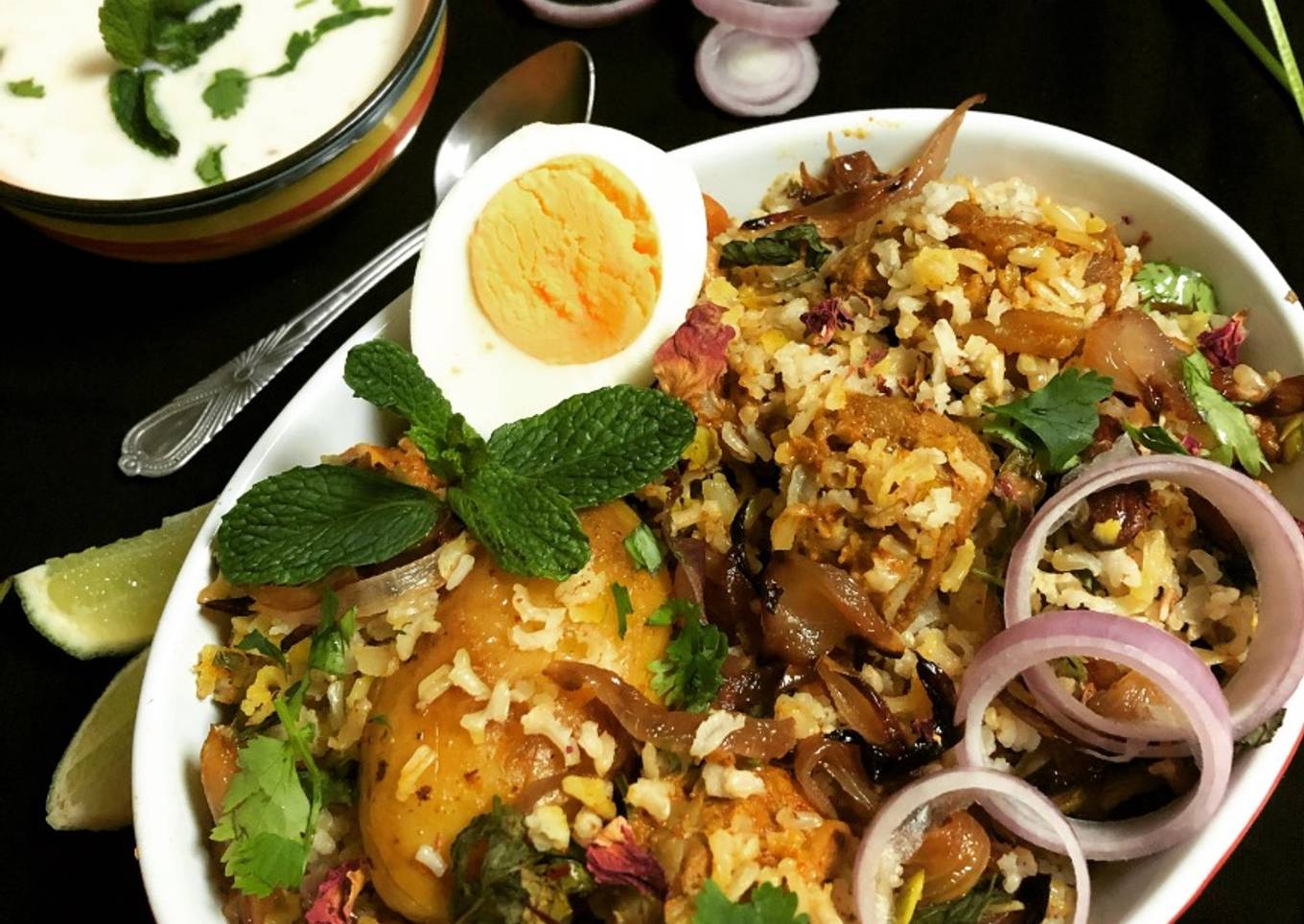Brown Rice Mutton Biryani