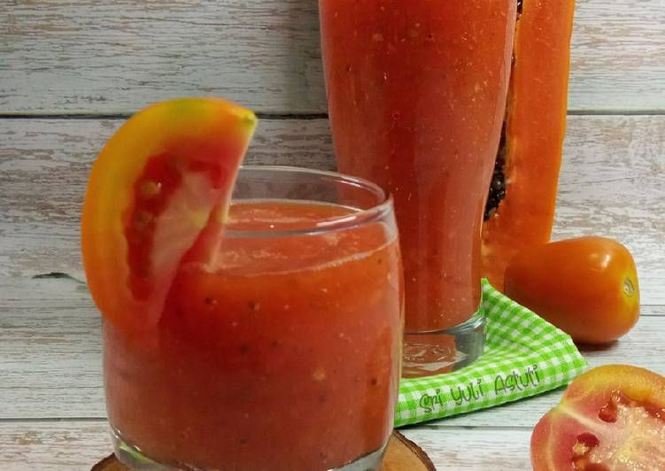 Cara Gampang Membuat Jus Pepaya Tomat Anti Gagal | Resep yummy banget,  mudah dan cepat dibikin
