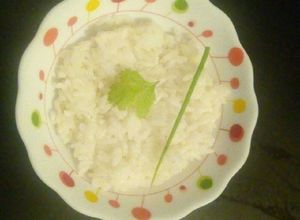 Una foto de Arroz al vapor