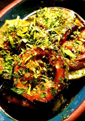 Una foto de Ensalada de zucchini asado