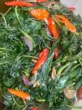 Tumis kangkung trasi