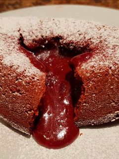 Φωτογραφία της συνταγής Red Velvet λάβα κέικ