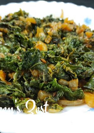 A picture of Curled Kale Fry.