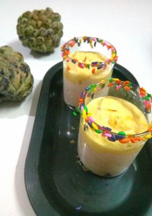 A picture of Sitaphal basundi.