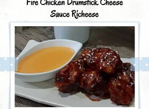 Foto resep Fire Chicken Drumstick Cheese Sauce Richeese