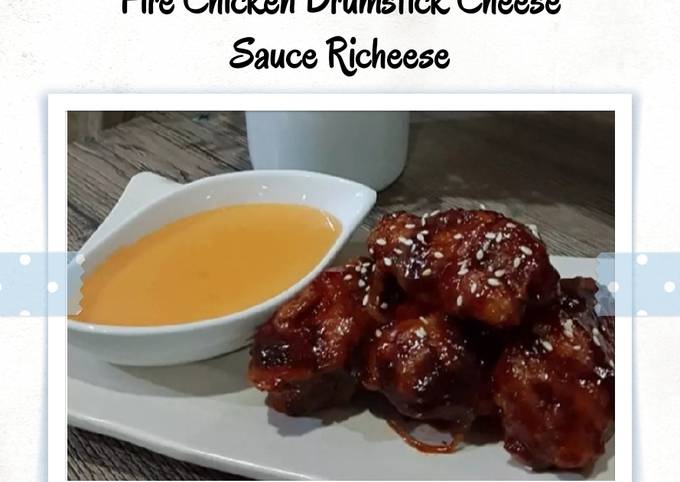 Fire Chicken Drumstick Cheese Sauce Richeese