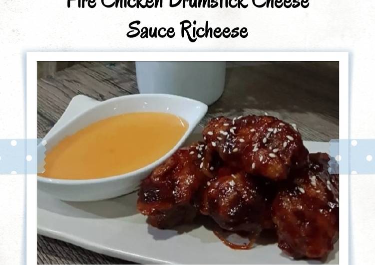 Fire Chicken Drumstick Cheese Sauce Richeese