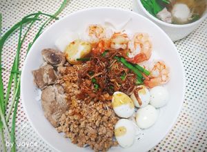 Hình của món Hủ tiếu khô.