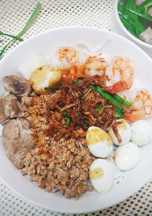 Hình của món Hủ tiếu khô.