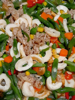 Foto resep Tumis daging dan sayur warna-warni