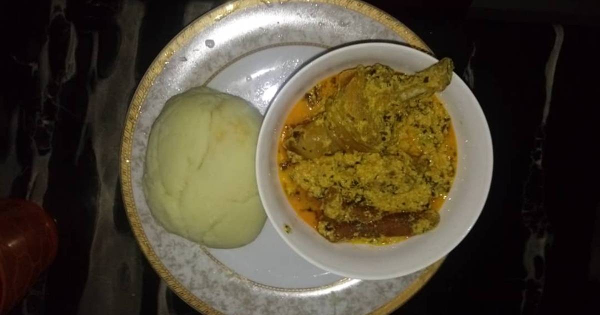 Egusi soup with chicken Recipe by Okafor vivian Cookpad