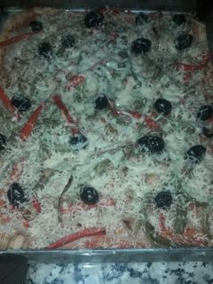 صورة لوصفة بيتزا