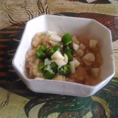 A picture of Suran ki chutney.
