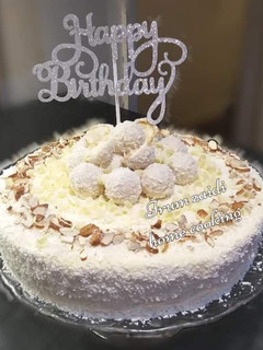 A picture of 🎂Raffaello Cake🎂(Almond Coconut Cake).