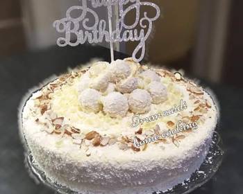 Update, Make Recipe Raffaello Cake Almond Coconut Cake Delicious Simple