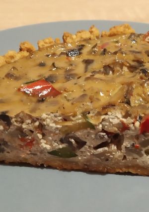 Zöldséges quiche recept fotója