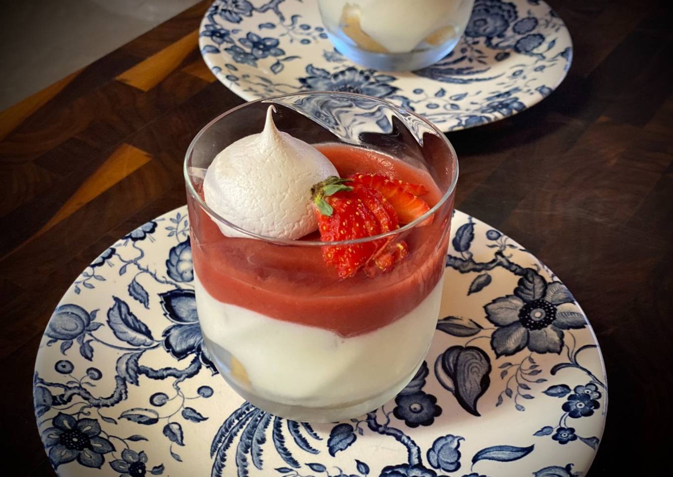 Tiramisu tomates, fraises et Limoncello