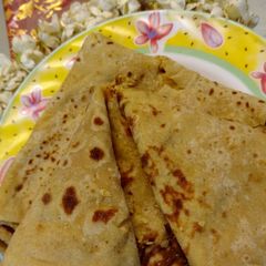 A picture of Puran Poli.
