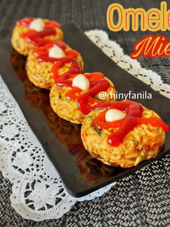 Foto resep Omelet Mie Sosis