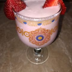 A picture of Strawberry milkshake.