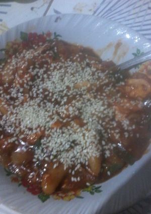 Foto resep Tteokbokki ala anak kost ^^