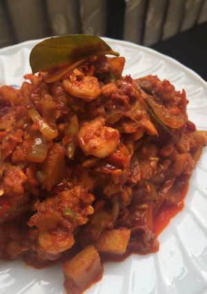 Foto resep Udang Kentang Balado