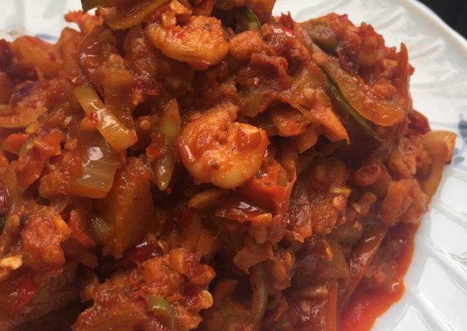 Udang Kentang Balado