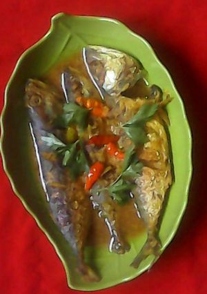 Foto resep Kembung berenang kuah kuning