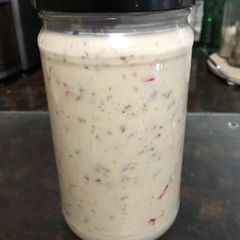 A picture of Christmas Queso Dip.