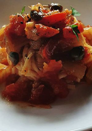Foto di Spaghetti alla chitarra con ragù di cardi