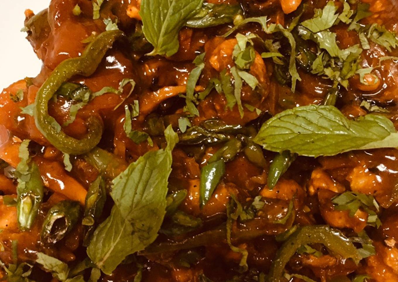 Baked Manchurian Cauliflower #Thematic Challenge