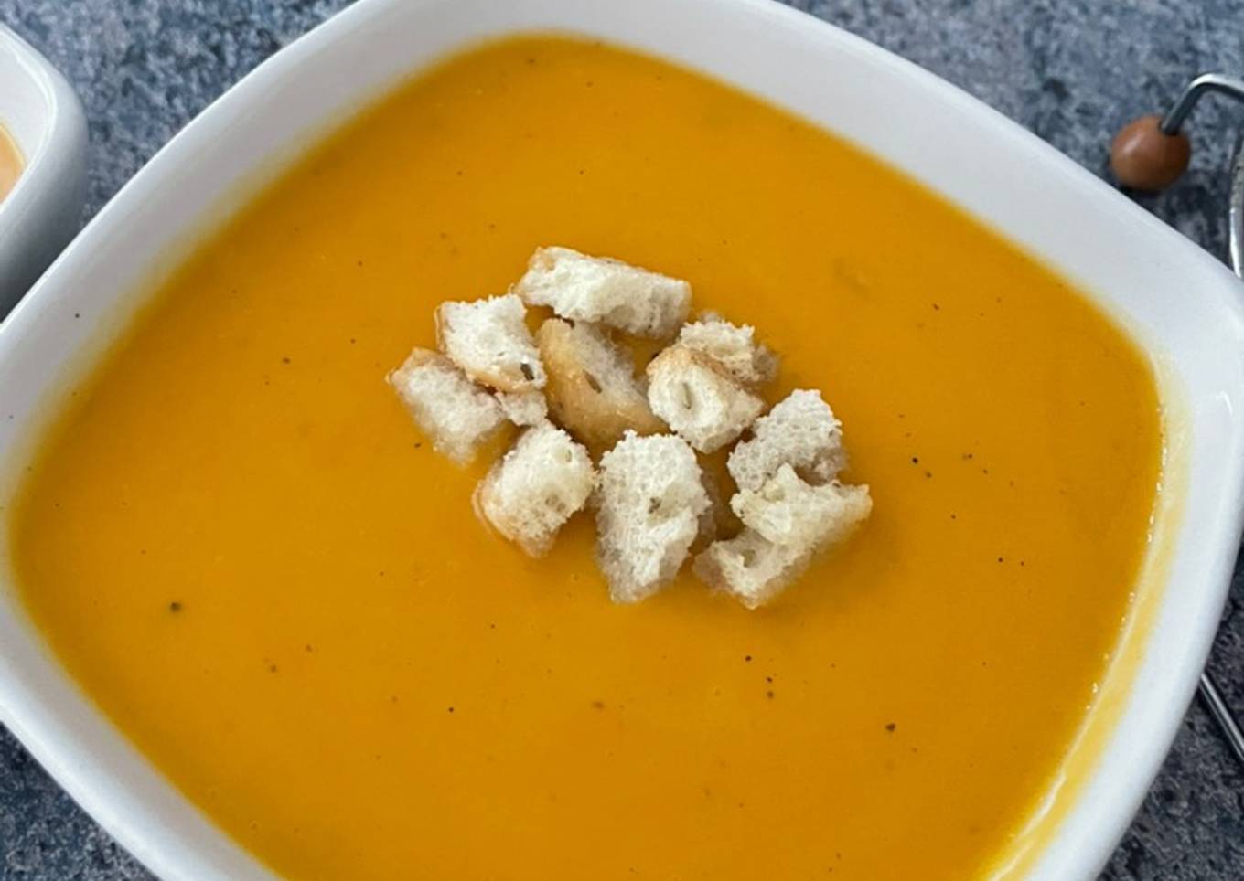 Crema de boniato y calabaza