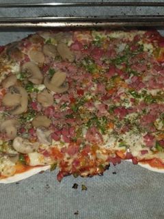 Una foto de Pizza casera 🤣🤣
