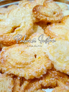 Foto resep Puff Pastry Palmiers Simple (kreasi puff pastry instan genji pie sederhana)